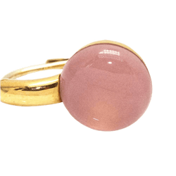 Boucles d'oreilles en or jaune et quartz - Castafiore