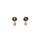 Boucles d’oreilles en or, rubis et diamants - Castafiore