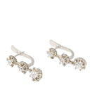 Boucles d'oreilles en platine et diamants - Castafiore