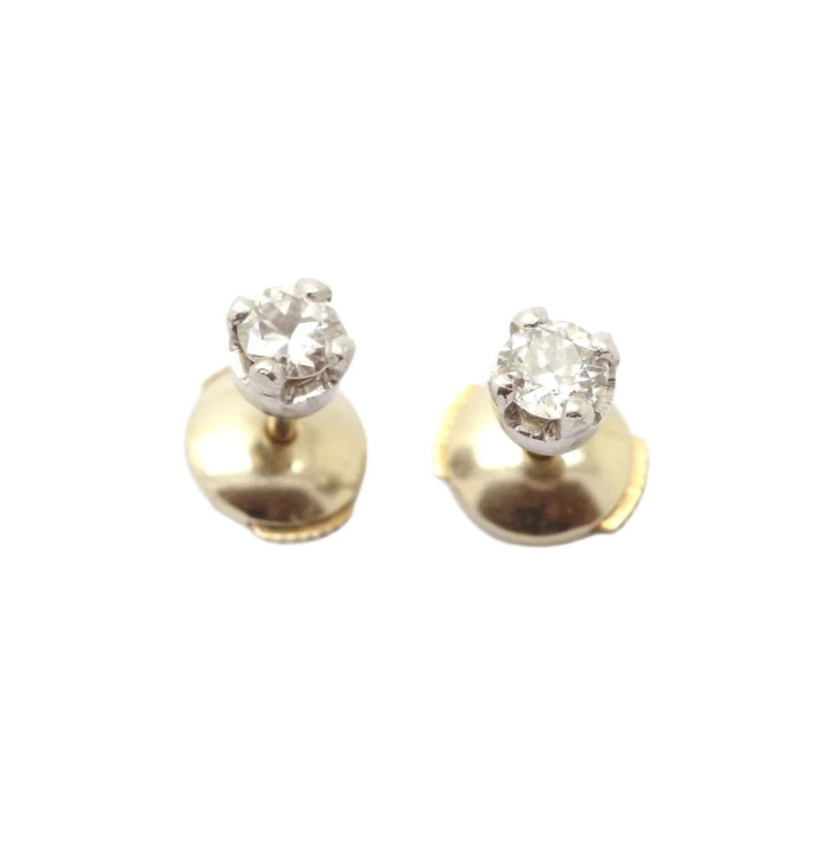 Boucles d’oreilles en platine, or blanc et diamants - Castafiore