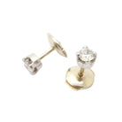 Boucles d’oreilles en platine, or blanc et diamants - Castafiore