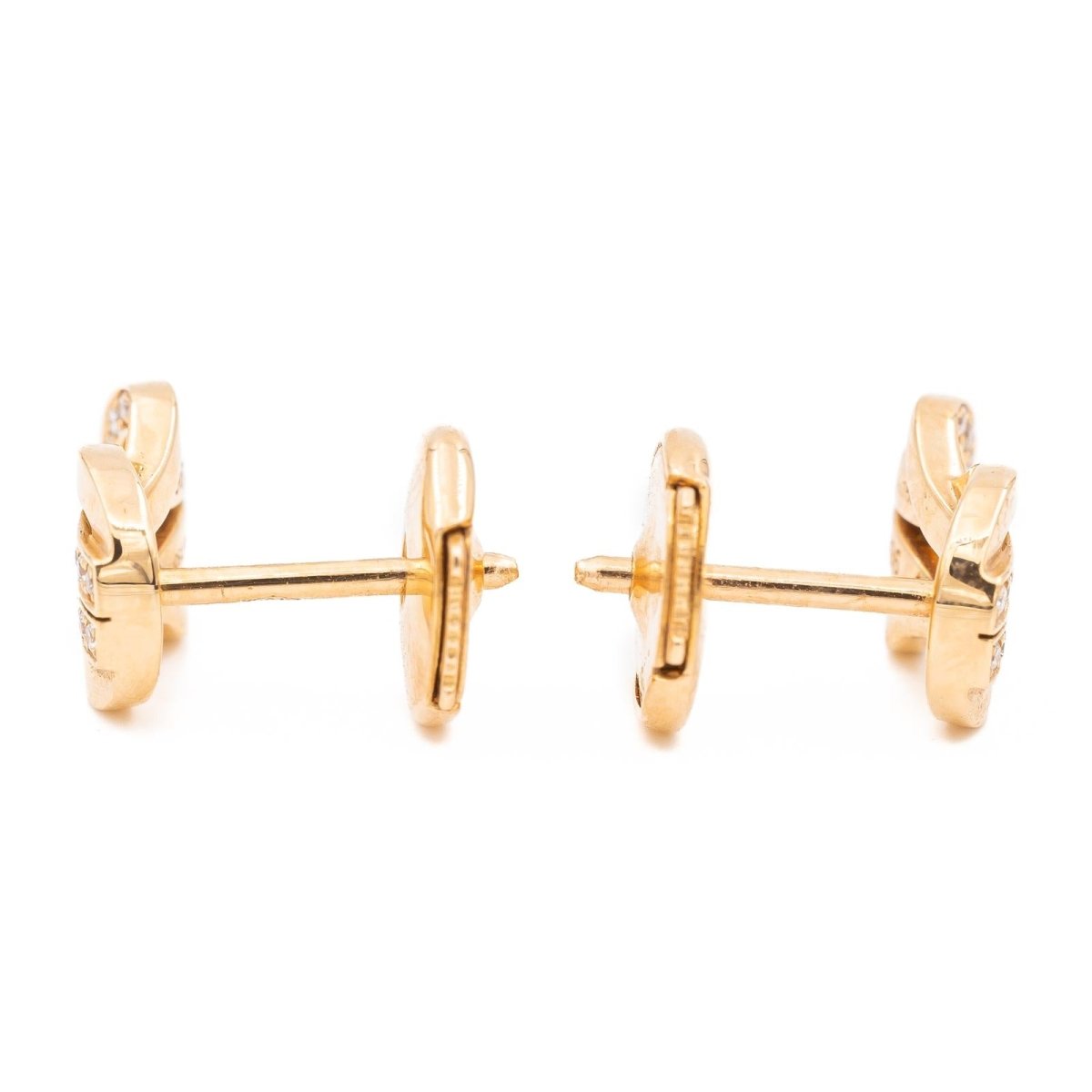 Boucles d'oreilles FRED "Chance Infinie" en or rose et diamants - Castafiore