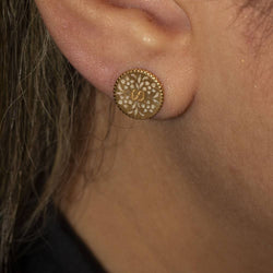 Boucles d'oreilles GUCCI en or, or jaune et métal - Castafiore