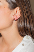 Boucles d'oreilles GUY LAROCHE Demi créoles trois ors - Castafiore