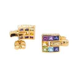 Boucles d'oreilles Guy Laroche Or Jaune avec Cordiérite - Castafiore