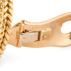 Boucles d'oreilles HERMÈS en or jaune, poinçon Georges Lenfant - Castafiore