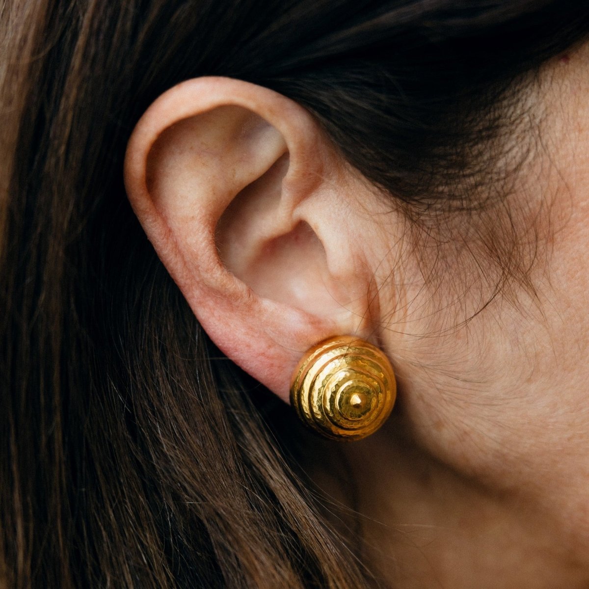 Boucles d'oreilles LALAOUNIS en or jaune - Castafiore