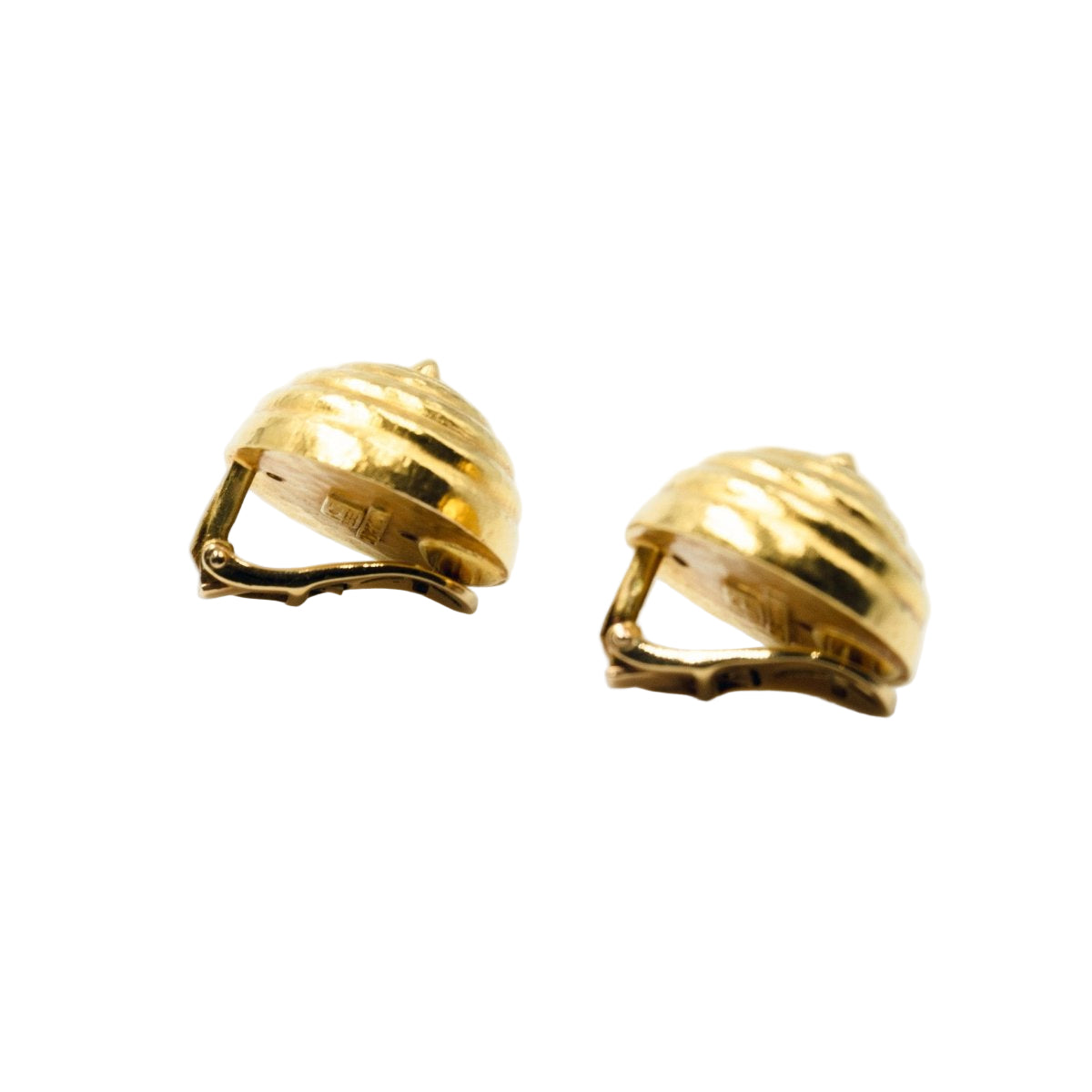 Boucles d'oreilles LALAOUNIS en or jaune - Castafiore