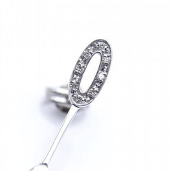 Boucles d'oreilles longues en or blanc et perles - Castafiore