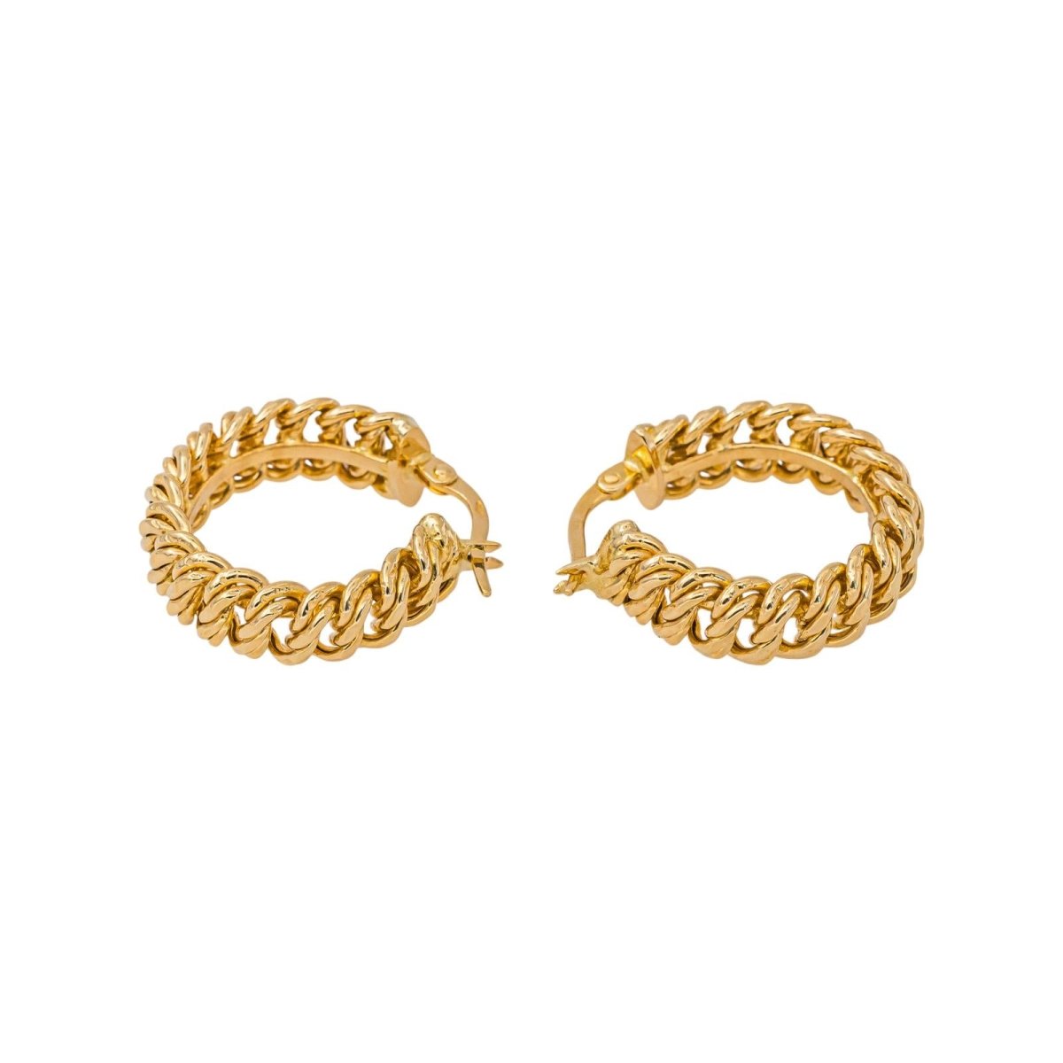 Boucles d'oreilles Maille Américaine Or jaune - Castafiore