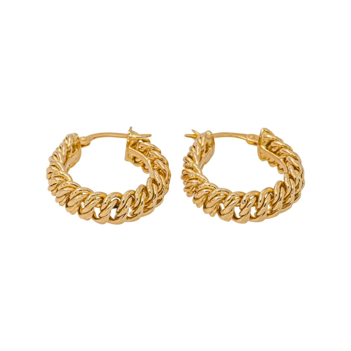Boucles d'oreilles Maille Américaine Or jaune - Castafiore