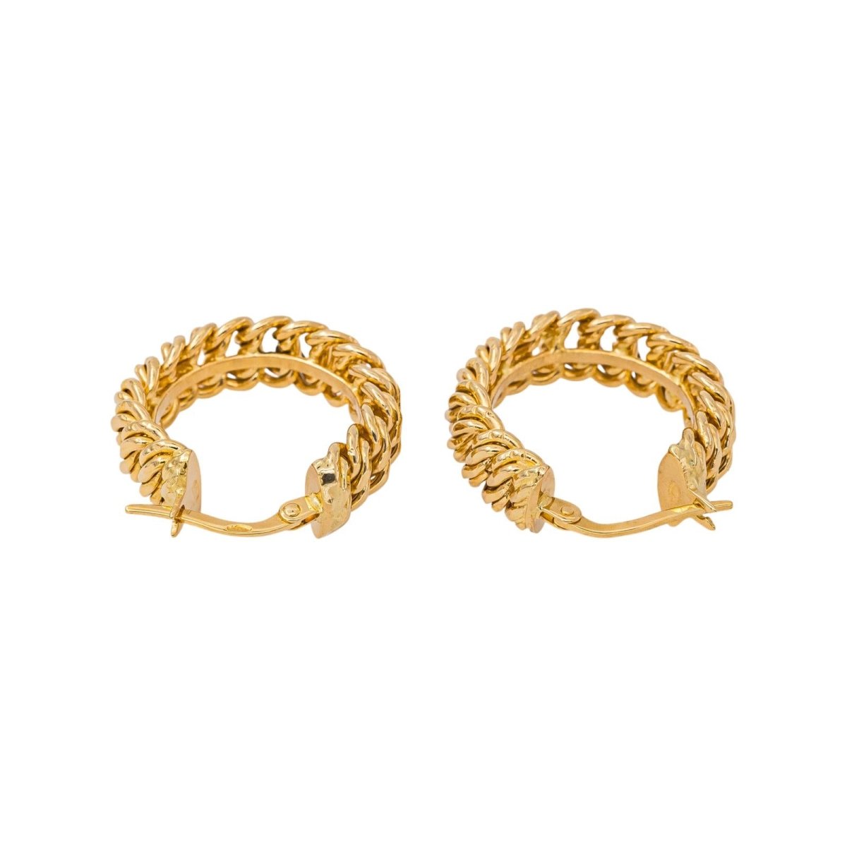 Boucles d'oreilles Maille Américaine Or jaune - Castafiore