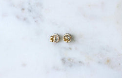 Boucles d'Oreilles Marguerite Diamants 0.70 Ct - Castafiore