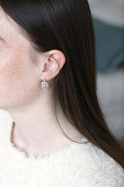 Boucles d'Oreilles Marguerite Diamants 3.00 Cts - Castafiore