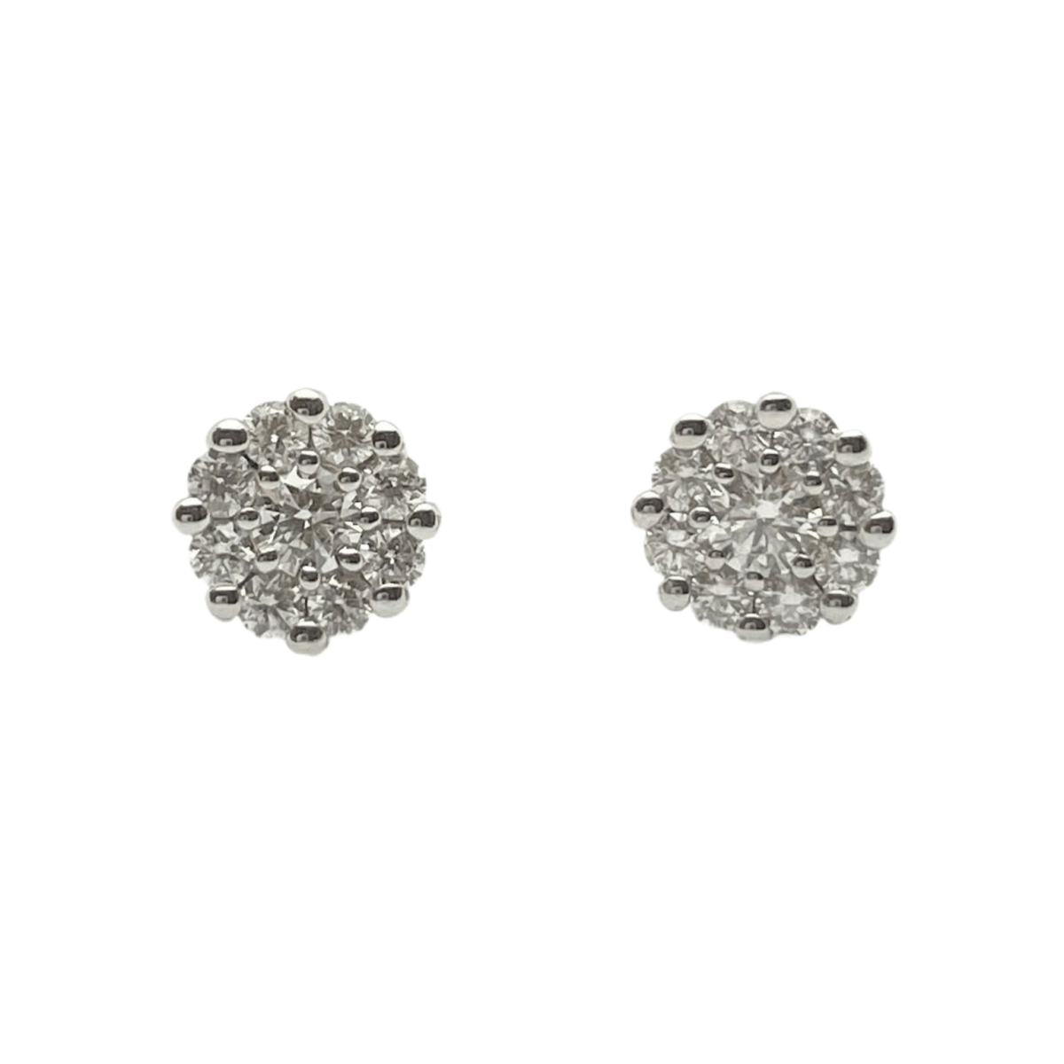 Boucles d'oreilles Marguerite en or et diamants - Castafiore