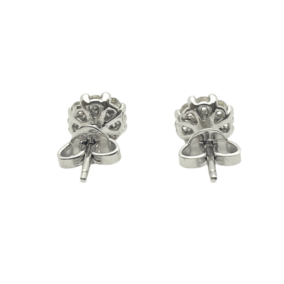 Boucles d'oreilles Marguerite en or et diamants - Castafiore