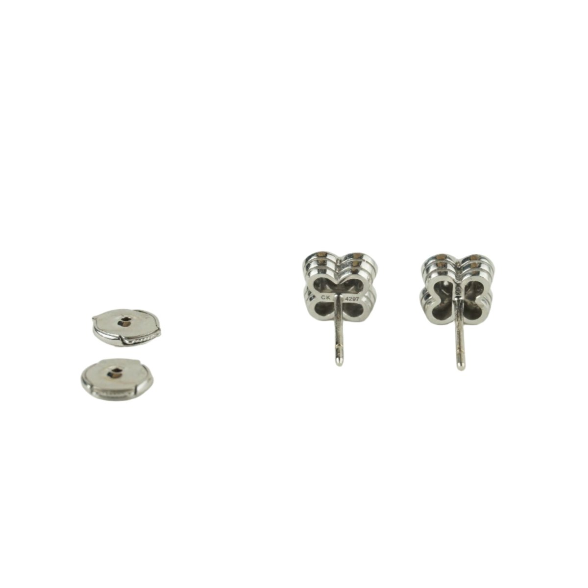 Boucles d'oreilles MAUBOUSSIN en or blanc et diamants - Castafiore