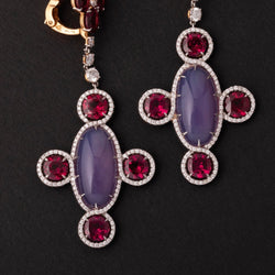 Boucles d'oreilles moderne - Castafiore