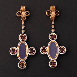 Boucles d'oreilles moderne - Castafiore