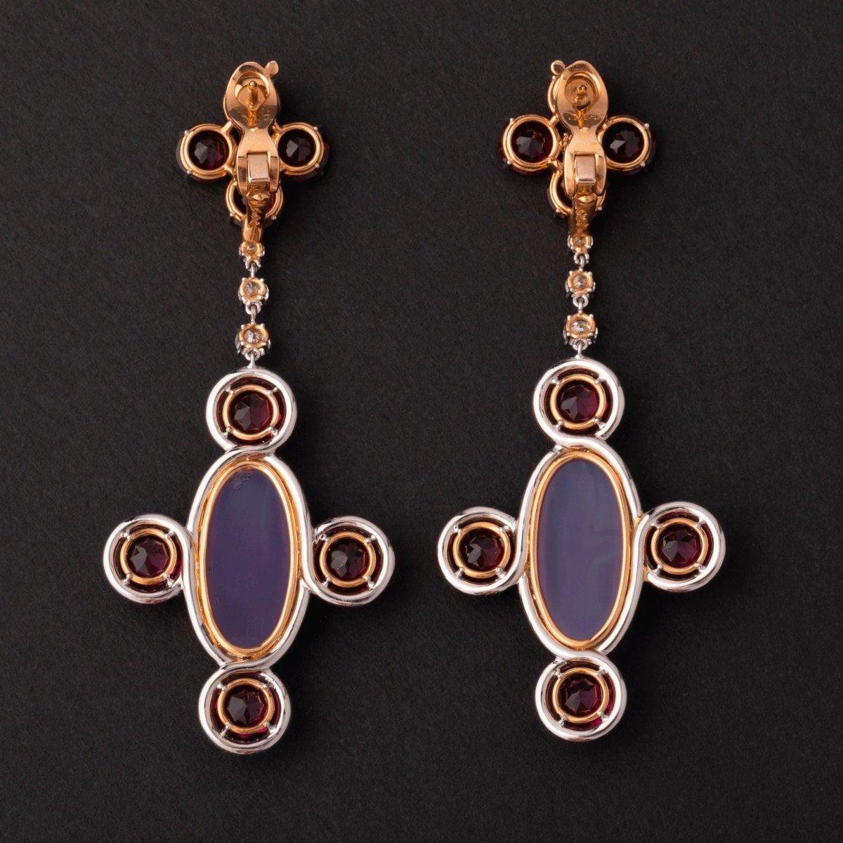 Boucles d'oreilles moderne - Castafiore