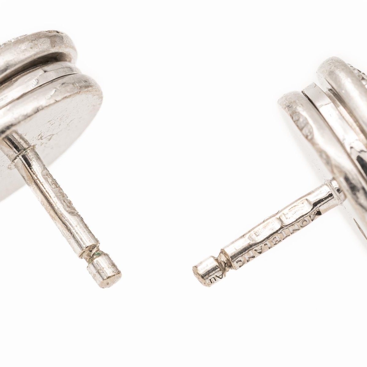 Boucles d'oreilles MONTBLANC "Dame Blanche" en Or blanc et Diamant - Castafiore