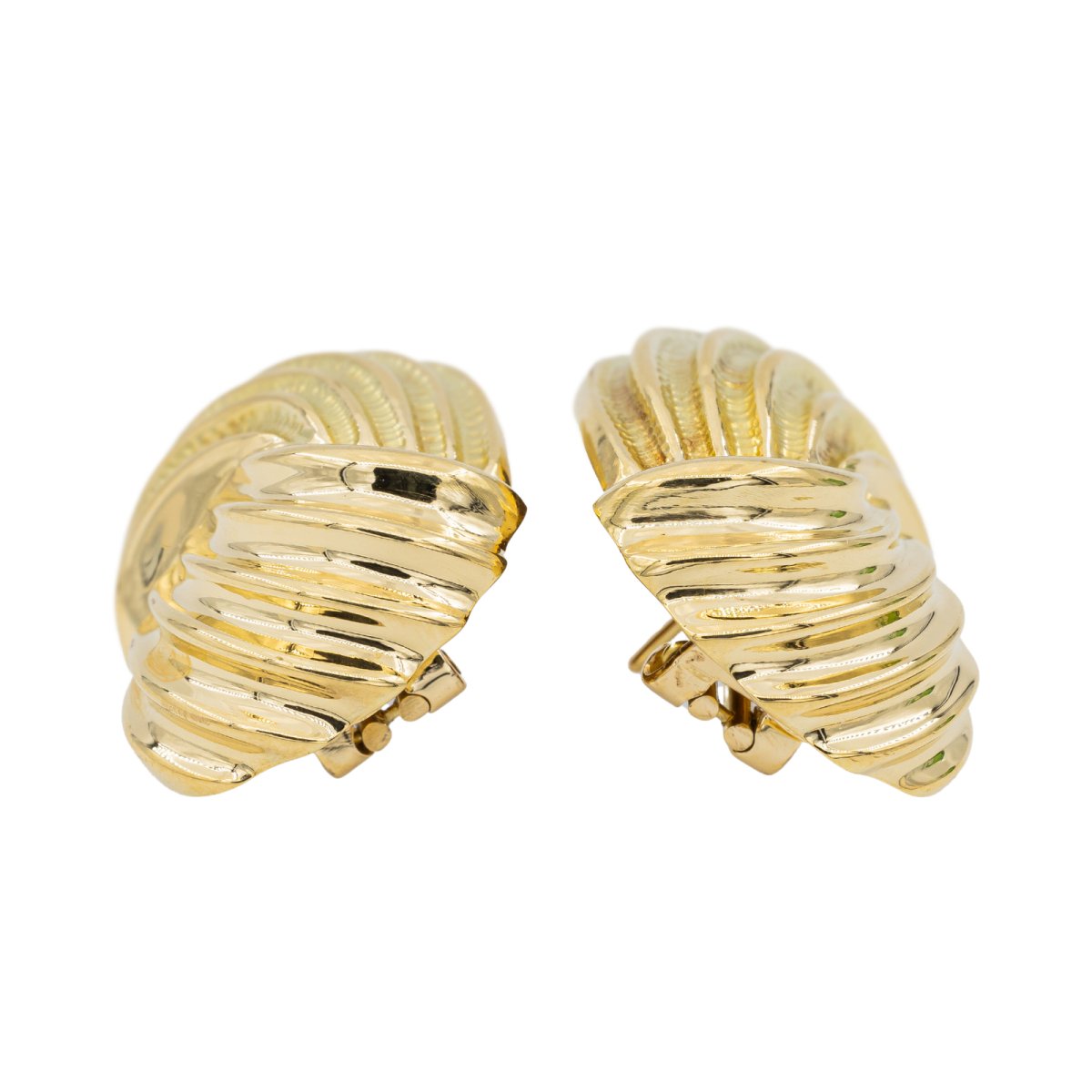 Boucles d'oreilles Motif Turban en Or jaune - Castafiore