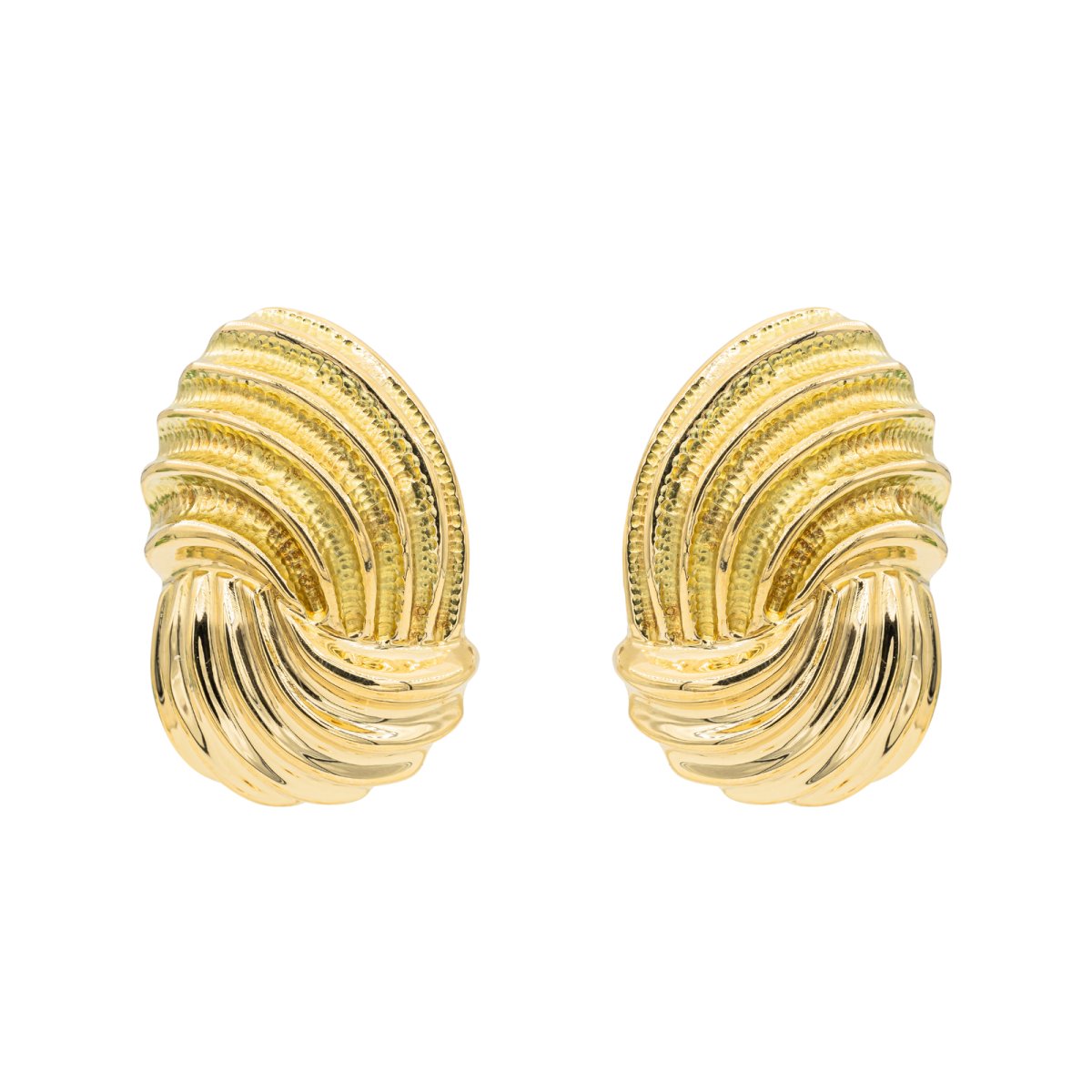 Boucles d'oreilles Motif Turban en Or jaune - Castafiore