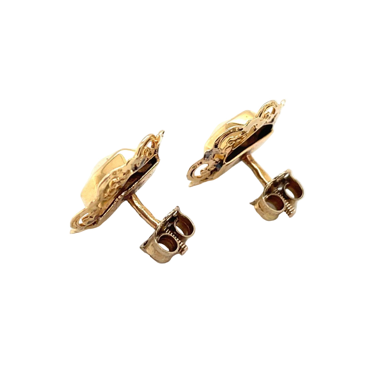 Boucles d'oreilles NAPOLÉON III en or rose - Castafiore