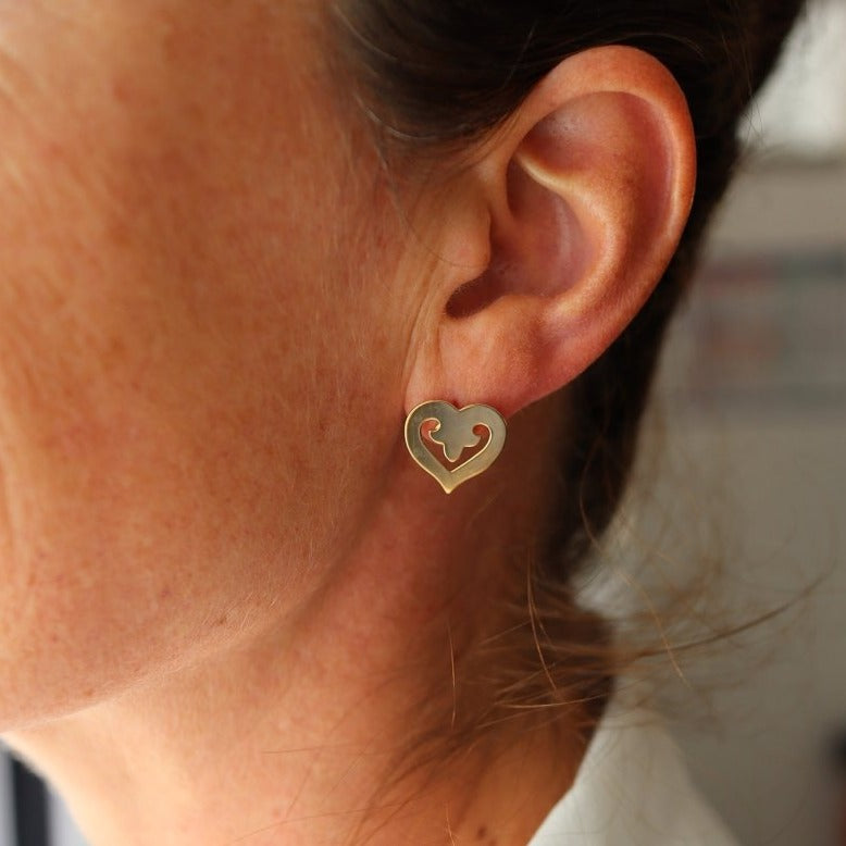 Boucles d'oreilles, O.J. PERRIN, "LEGENDES" en or jaune - Castafiore