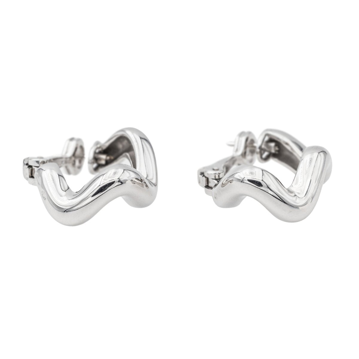 Boucles d'oreilles Or blanc - Castafiore