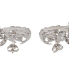 Boucles d'oreilles Or blanc Diamant - Castafiore