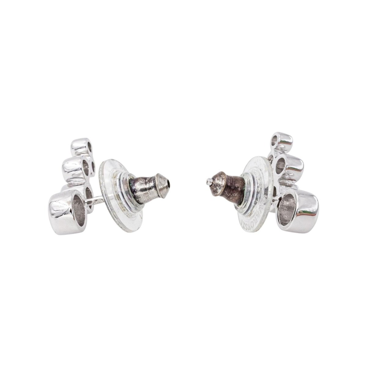 Boucles d'oreilles Or blanc Diamant - Castafiore