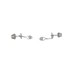 Boucles d'oreilles Or blanc Diamant - Castafiore