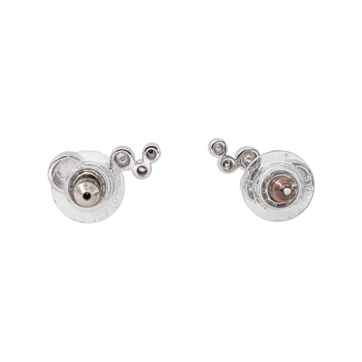 Boucles d'oreilles Or blanc Diamant - Castafiore