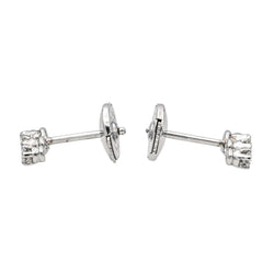 Boucles d'oreilles Or blanc Diamant - Castafiore