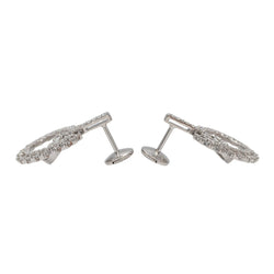 Boucles d'oreilles Or blanc Diamant - Castafiore
