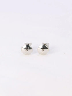 Boucles d'oreilles or blanc diamants taille princesse 0,5 ct - Castafiore