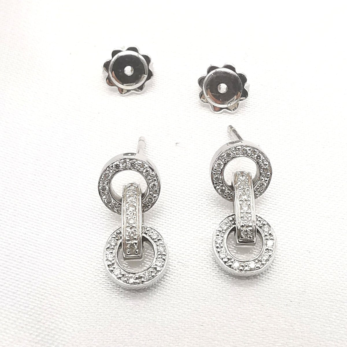 Boucles d'oreilles or & diamants - Castafiore