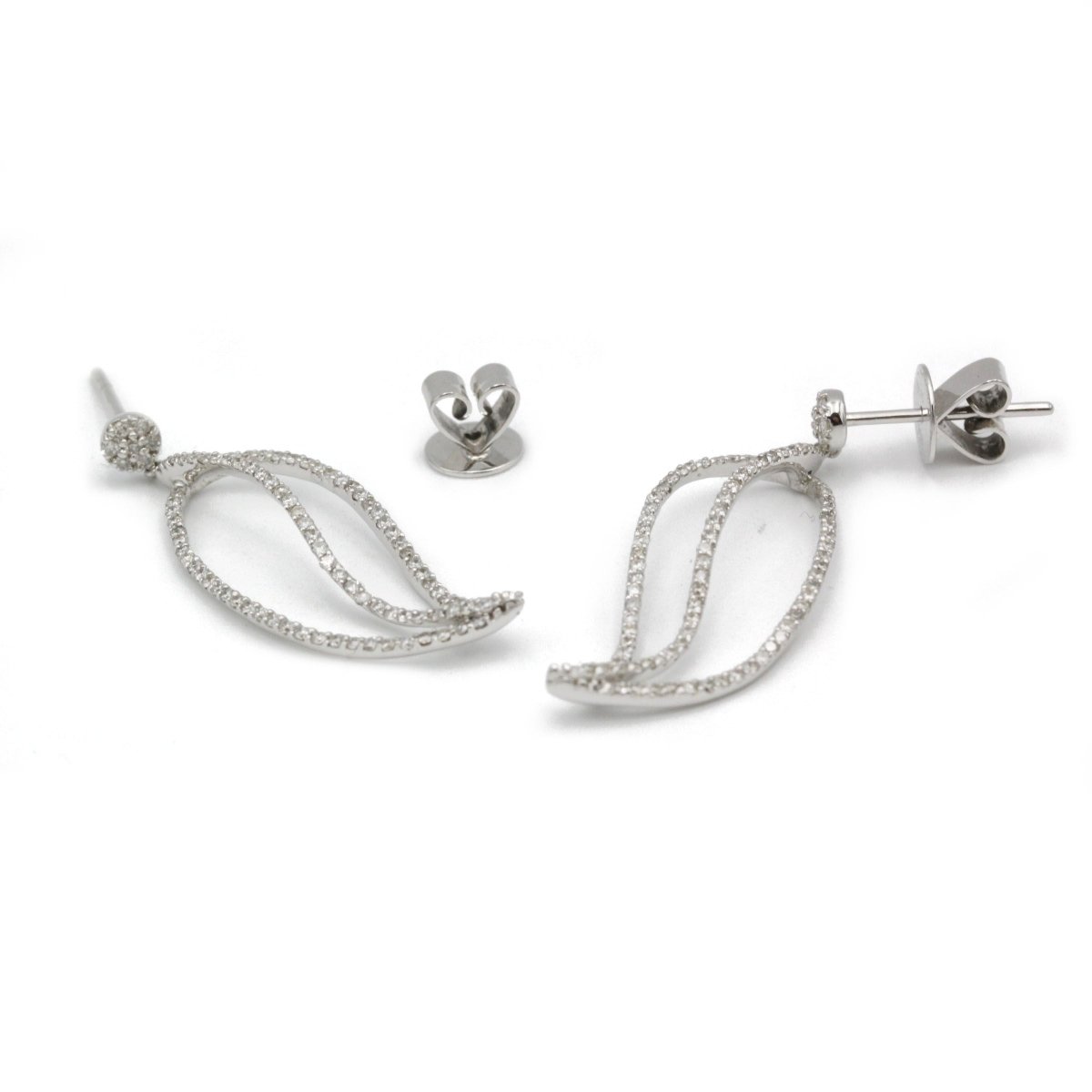Boucles D'Oreilles - Or & Diamants - Castafiore