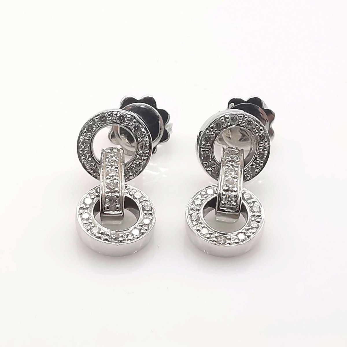 Boucles d'oreilles or & diamants - Castafiore