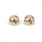 Boucles d'oreilles - Or, Diamants & Rubis - Castafiore