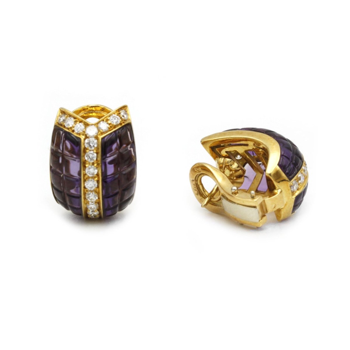 Boucles d'Oreilles - Or et Diamants - Castafiore