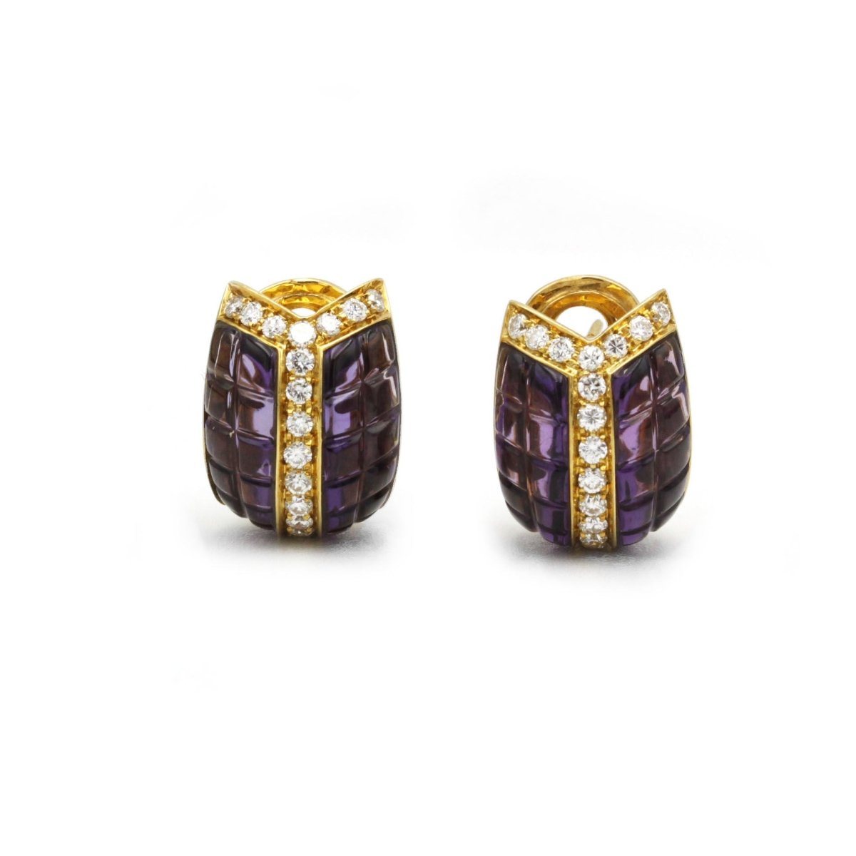 Boucles d'Oreilles - Or et Diamants - Castafiore