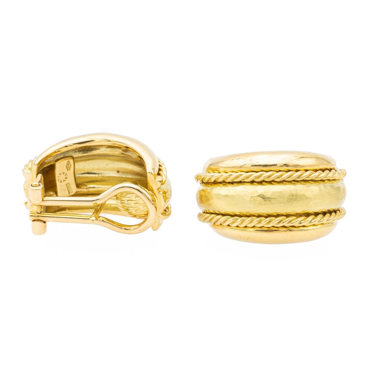 Boucles d'oreilles Or jaune - Castafiore