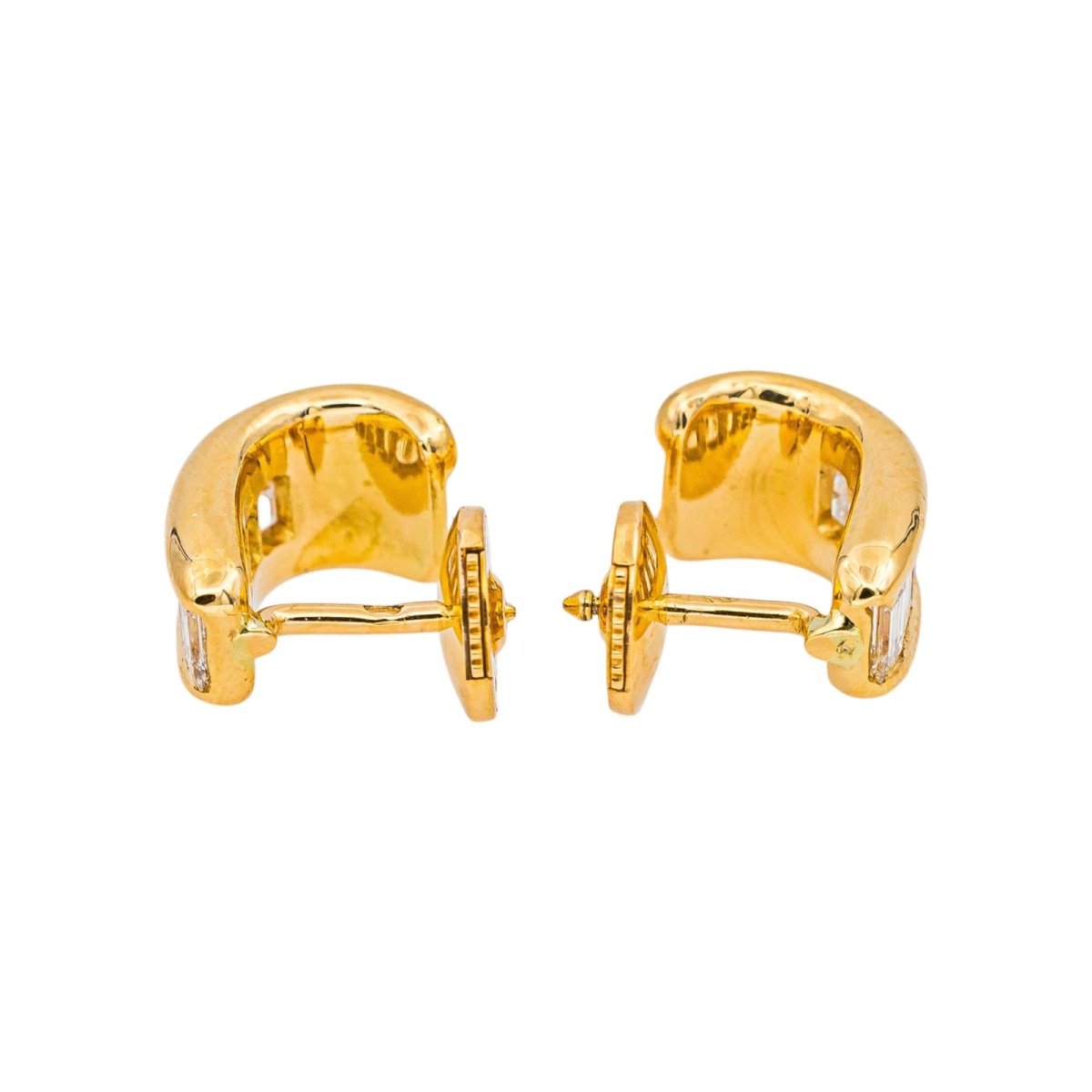 Boucles d'oreilles Or jaune Diamant - Castafiore
