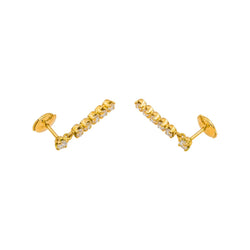 Boucles d'oreilles Or jaune Diamant - Castafiore