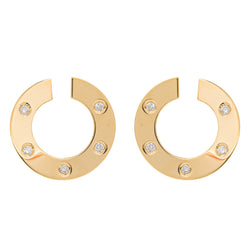 Boucles d'oreilles Or jaune Diamant - Castafiore