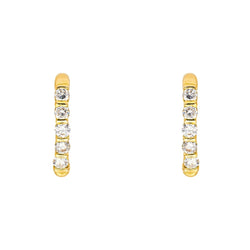 Earrings Yellow gold diamond
