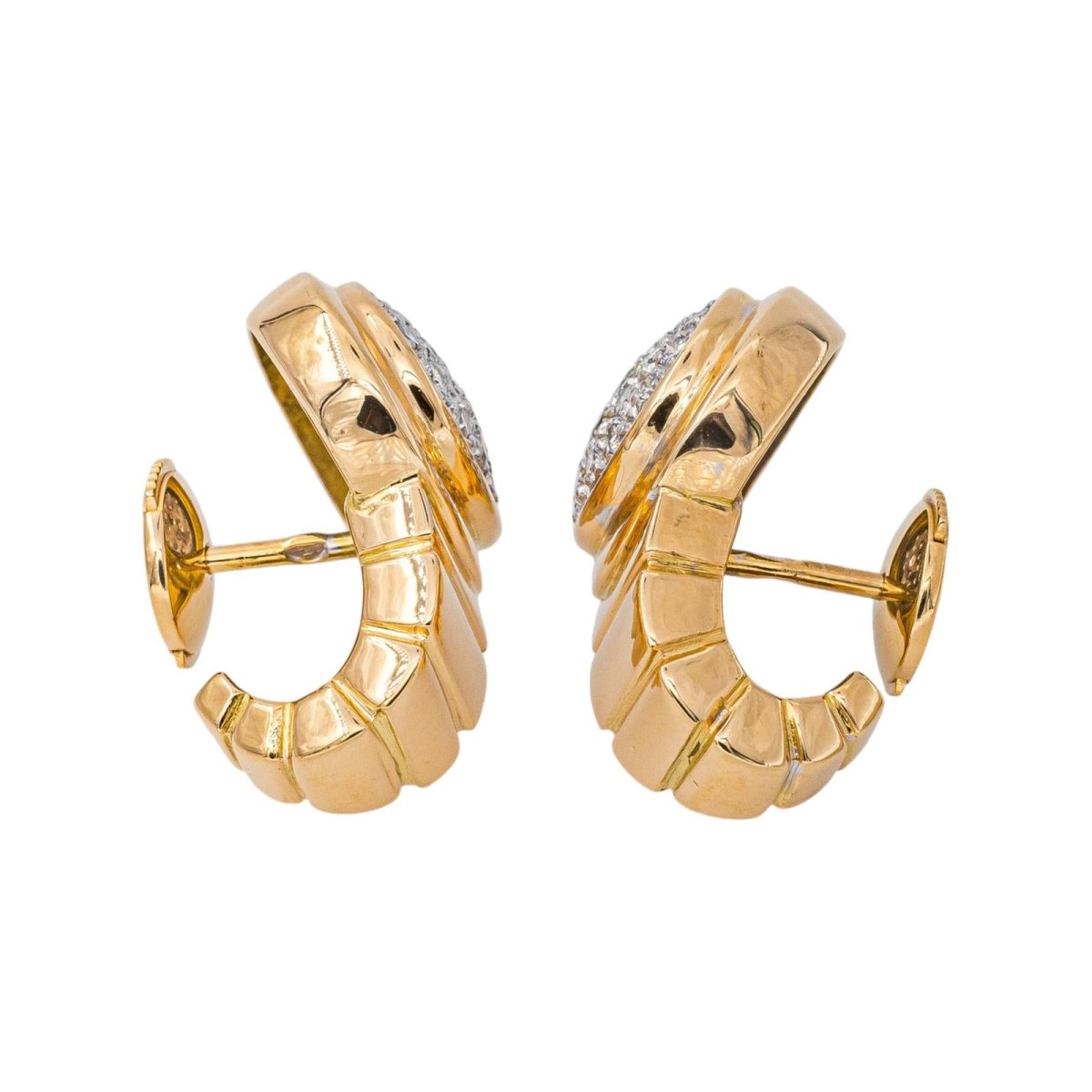 Boucles d'oreilles Or jaune Diamant - Castafiore