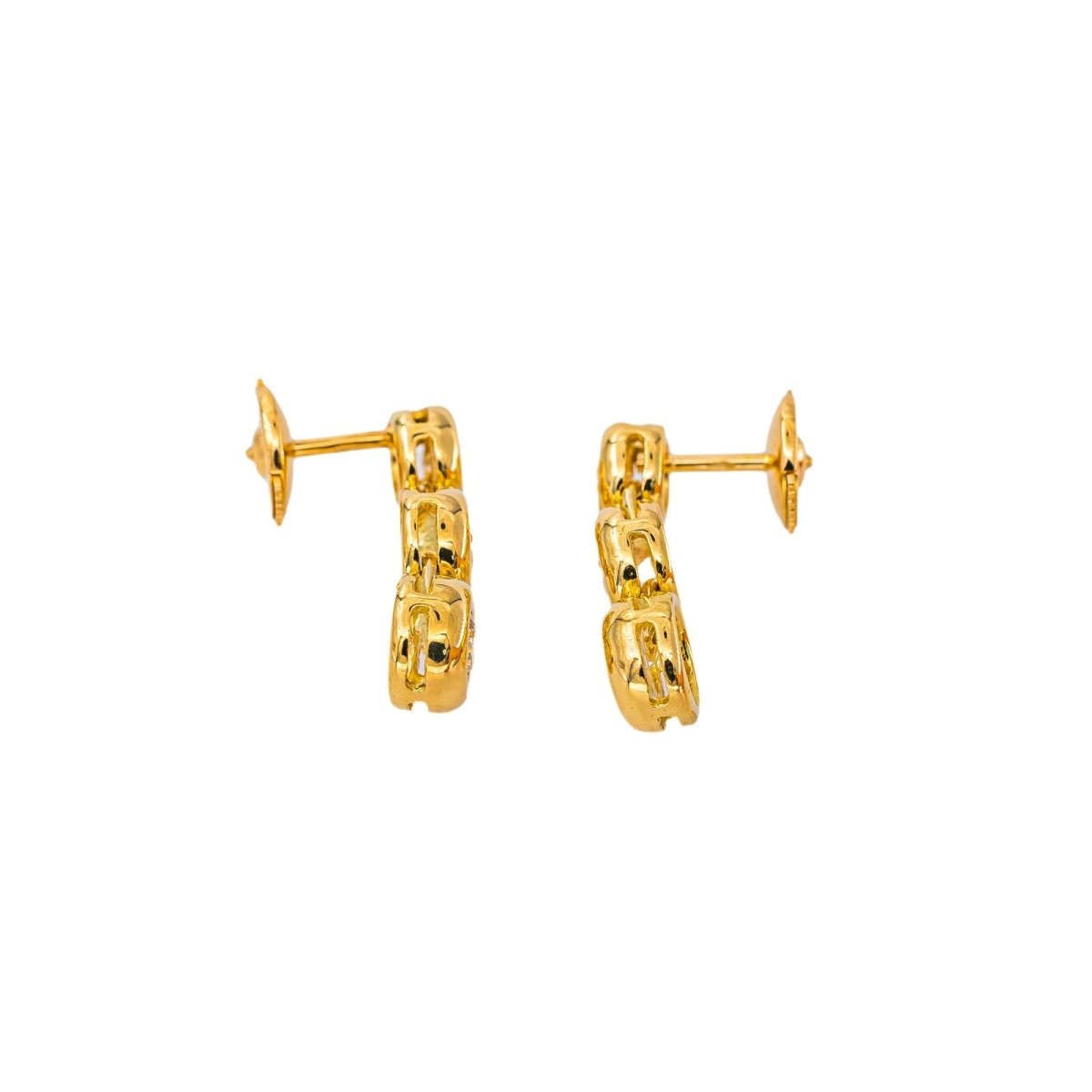 Boucles d'oreilles Or jaune Diamant - Castafiore